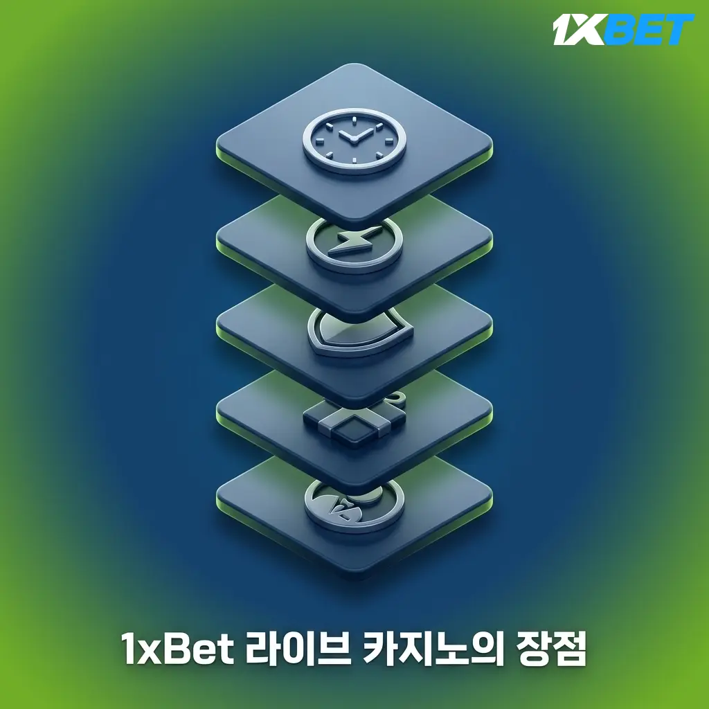 1xBet 라이브 카지노 실제 딜러와 한국어 지원 테이블 및 300개 이상의 게임 제공
